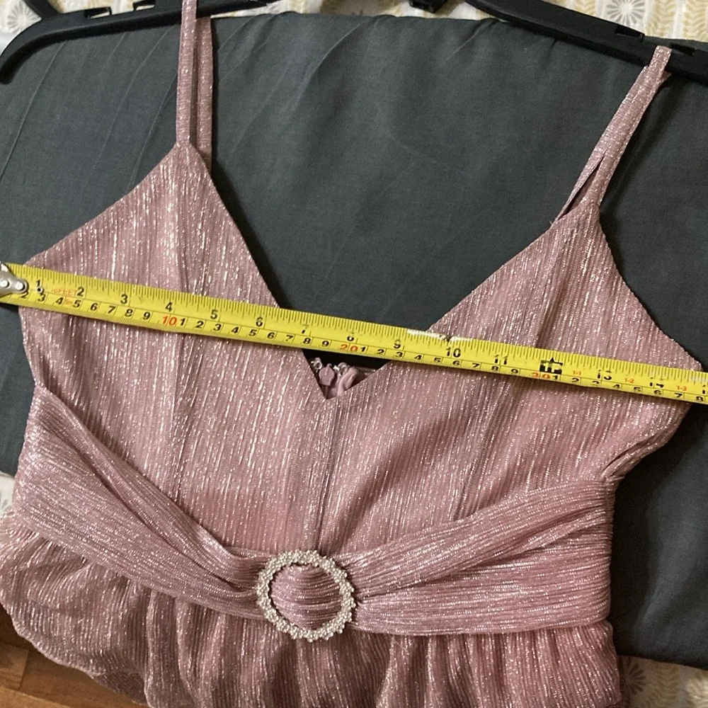 Forever 21 Tiered Babydoll Metallic Dress - Picture 13 of 13